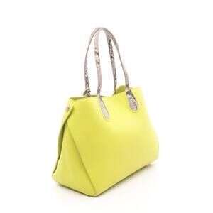 Dior Bag Green Exotic Beige Leather Addict Tote